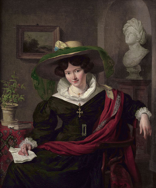 Carolina Frederica Kerst 1830 by Charles Van Beveren (1809-1850)  RMA  SK-A-1524